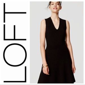 Loft Ribbed Sleeveless Dress